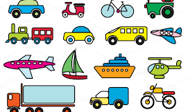 10 câu hỏi trắc nghiệm với tranh dành cho cả gia đình - Chủ đề "Phương tiện giao thông"